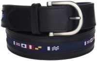 Nautica Men's Flag Inlay Belt