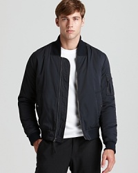 Zip up your look with a classically inspired bomber design from Vince, comfortable and handsome at the same time.