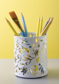 Design Ideas Vinea Pencil Cup, White