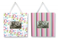 Trend Lab Set of 2 Frame Set , Cupcake Print