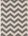 Safavieh CY6244-246 Courtyard Collection Indoor/Outdoor Area Runner, 2-Feet 3-Inch by 7-Feet 6-Inch, Grey and Beige