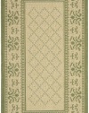 Safavieh Courtyard Collection CY0901-1E10 Indoor/Outdoor Area Rug, 2-Feet by 3-Feet 7-Inch, Olive