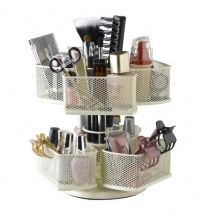 Nifty Cosmetic Organizing Carousel, Cream