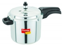 Prestige Deluxe Stainless Steel Pressure Cooker, 5.5 Liters