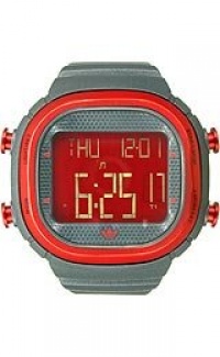 Adidas Sport Digital Seoul Red-orange Dial Men's watch #ADH2131