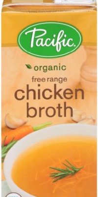 Pacific Natural Foods Organic Free Range Chicken Broth, 32-Ounce Containers (Pack of 12)