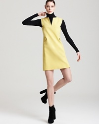 Frock around the clock in in this Rachel Roy mod dress touting a snappy, structured silhouette for '60s-chic.