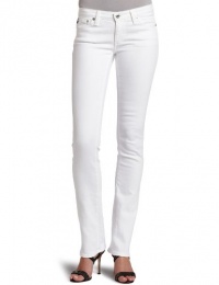 AG Adriano Goldschmied Women's Ballad Slim Bootcut Jean, White, 32