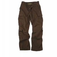 Mens Pants - Vintage Cargo Paratrooper Fatigues, Brown by Rothco