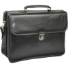 Samsonite Business Cases Leather Flapover Portfolio - Black