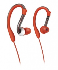 Philips ActionFit SHQ3005/28 Earhook Headphones Tuned for Sports with in-line Remote and Mic