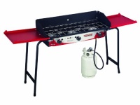 Camp Chef Professional Series GB-90D Pro 90 Deluxe 3 Burner Modular Cooking System, Black/Red