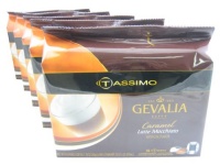 Gevalia Caramel Latte Macchiato for Tassimo (package includes 8 Milk Creamer T Discs and 8 Gevalia Flavored Espresso T Discs for 8 total servings)