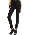 A retro look with modern style, let Jessica Simpson's five-pocket, high-rise skinnies be your new it jeans!