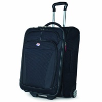 American Tourister Luggage Ilite Dlx 21 InchUpright, Black, One Size