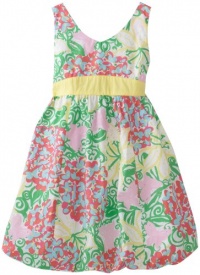 Lilly Pulitzer Girls 7-16 Carolina Bubble Dress, Lillys Pink Mariposa, 7