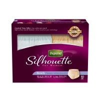 Depend Underwear Silhouette Maximum Absorbency for Women, Large/X-Large, 10 Count (Pack of 4)