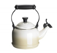 Le Creuset Enamel-on-Steel Demi 1-1/4-Quart Teakettle, Dune