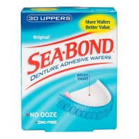 Sea-bond Uppers Original Denture Adhesive Wafers, 30 Count