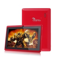 7'' Red Google Android 4.0 8GB Allwinner A13 Tablet MID Cortex A8 1.2GHz, Capactive Multiple Touch Screen, Built-in Camera, Google Play Pre-Installed, USB-OTG, Supports Skype Video Chat Calling, Netflix Movies and Flash Player, Dragon Touch(TM) MID748R-A1