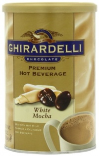 Ghirardelli Premium Hot Beverage Mix, White Mocha, 19-Ounce Cans (Pack of 4)