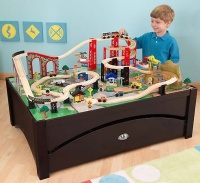 Espresso Metropolis Train Table & Train Set