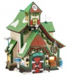 Department 56 North Pole Series Village The Reindeer Stables, Rudolph Lit House, 6.61-Inch