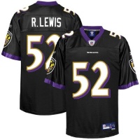 Reebok Baltimore Ravens Ray Lewis Premier Alternate Jersey