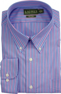 Lauren By Ralph Lauren Non Iron Striped Dress Shirt