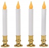 Noma/inliten-import V24329-88 Sylvania 9 Battery Operated Flickering Led Candle, 4-pack