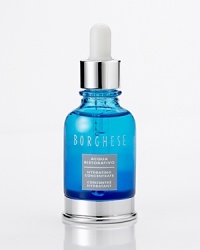 Preserve. Protect. Restore. Acqua Ristorativo Hydrating Concentrate is the first step in achieving healthy & youthful, supple & toned skin. Formulated with a botanical derived patented peptide complex that acts as a body guard to the skin, protecting it from free radical exposure and collagen breakdown (both signs of premature aging). Sodium Hyaluronate & Pro-Vitamin B5 preserve the skin's natural moisture, elasticity & tone. Skin is left feeling velvety smooth, even and toned with a youthful radiance. Suitable for all skin types.