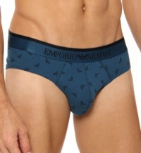 Emporio Armani Men's All Over Eagle Stretch Brief