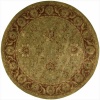 Nourison JA50 Jaipur Round Hand Tufted Area Rug, 8-Feet, Olive