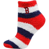 MLB Team Women's Fuzzy Sleep Socks, (shoe sizes 6-11)