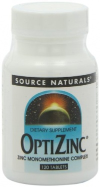 Source Naturals Optizinc Zinc Monomethionine 30mg, 120 Tablets