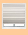 Easy Lift, 36-inch by 64-inch, Trim-at-Home (fits windows 21-inches to 36-inches wide) Cordless Pleated Shade, Light Blocking, White