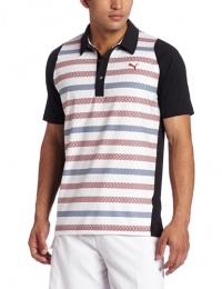 Puma Golf Men's Duo Swing Stripe Polo Tee