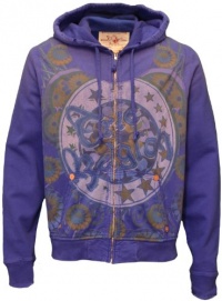 True Religion Brand Jeans Men's Celestial Hoody Hoodie Sweatshirt-Blue