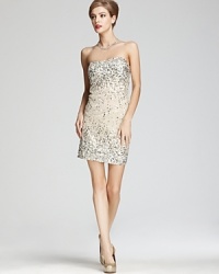 Alice + Olivia Dress - Larken Beaded Mini Sweetheart