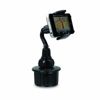 Macally mCup Adjustable Cup Holder for All Portable Devices in Vehicle (Black)