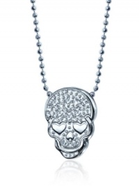 Alex Woo Little Rock Star White Skull Pendant Necklace