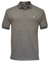 Polo Ralph Lauren Men's Classic Fit Interlock Striped Polo Shirt Blue