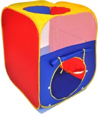 Clearance Hide-N-Seek Rectangle Twist Play Tent w/ Carry Tote