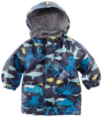 Carter's Baby-Boys Infant Boy Printed Rainslicker, Navy, 24 Months