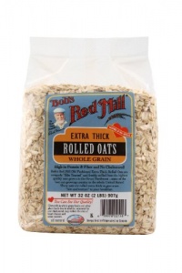 Bob's Red Mill Oats Rolled Thick, 32-Ounce (Pack of 4)