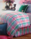 Lauren Ralph Lauren University Caitlin Pink Twin Xl Bedskirt Plaid Madras Bed Skirt