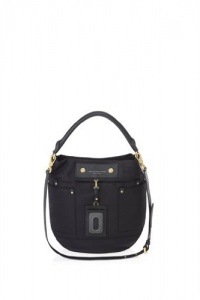 Marc Jacobs Preppy Nylon Hobo Bag in Black