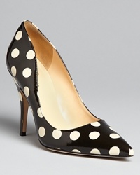 Go dotty for these kate spade new york pointed toe pumps, in a stand-out yet neutral print you'll want to try wearing with everything.