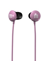 Maxell 190551  M&M'S Lightweight Earbuds, Pink