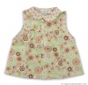 Under the Nile Peter Poplin Pan Blouse (Peach Flower) Size 2T